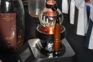 The syphon comes in two parts: this bowl, which holds the water & is heated...