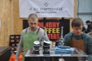 Coffee expertise was provided by Will (left, It All Started Here) & Callum (right, Foundry).