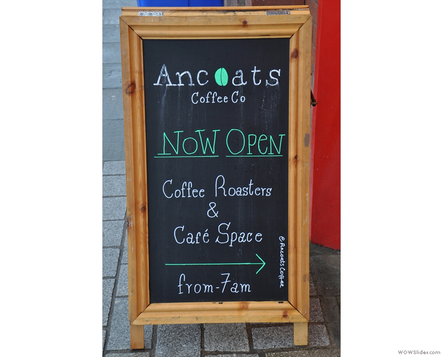 ... and more importantly, lets us know that Ancoats is open for business!