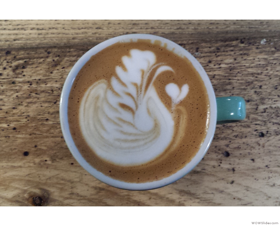 That latte art is worth a second look, don't you think?