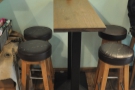 The bar stools are more comfortable than they look!
