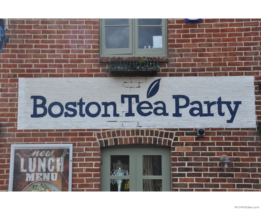 ... as indeed has the Boston Tea Party.