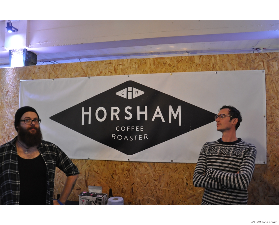 I did briefly catch up with my friend Bradley & his colleagues at Horsham Coffee Roaster...