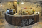 October: a lovely counter, using 150 year old reclaimed wood, at The Milkman, Edinburgh.