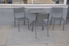 ... as is the limited outdoor seating.
