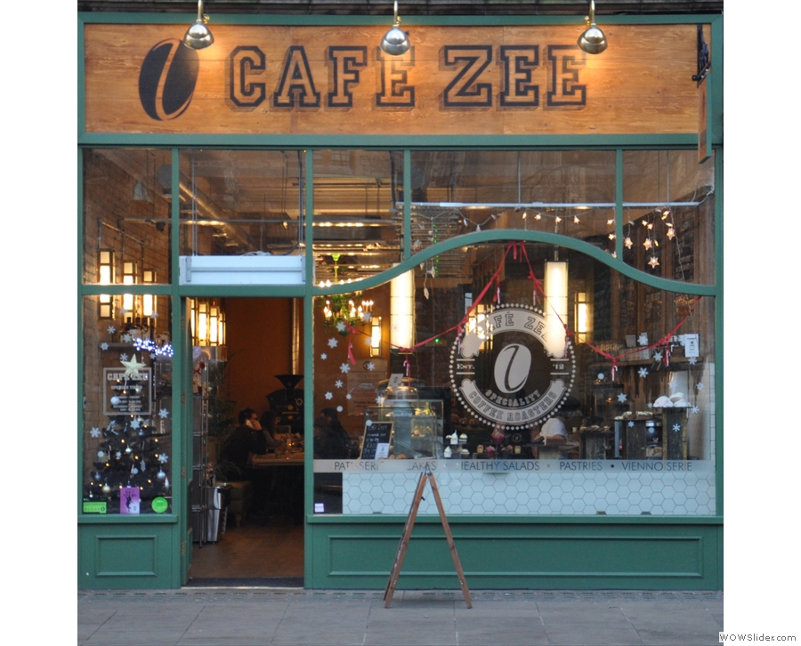 Cafe Zee, home of both the almond Struffin and the chocolate Cruffin. Cake heaven!