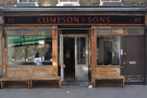Climpson and Sons Cafe in Broadway Market, something of a fixture on the London scene.