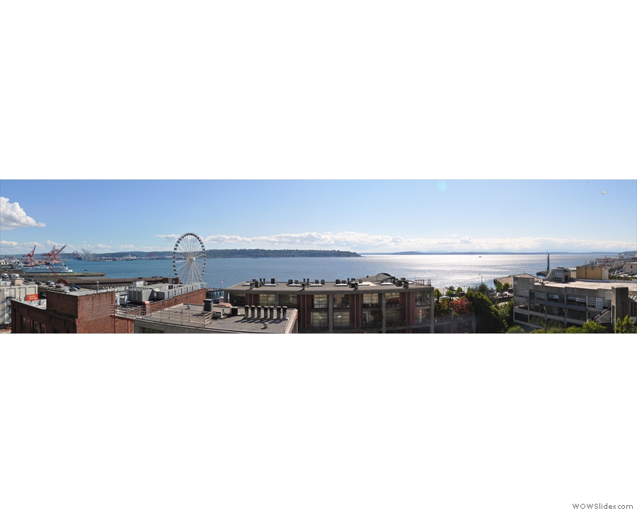 ... and panoramic views across the Sound.