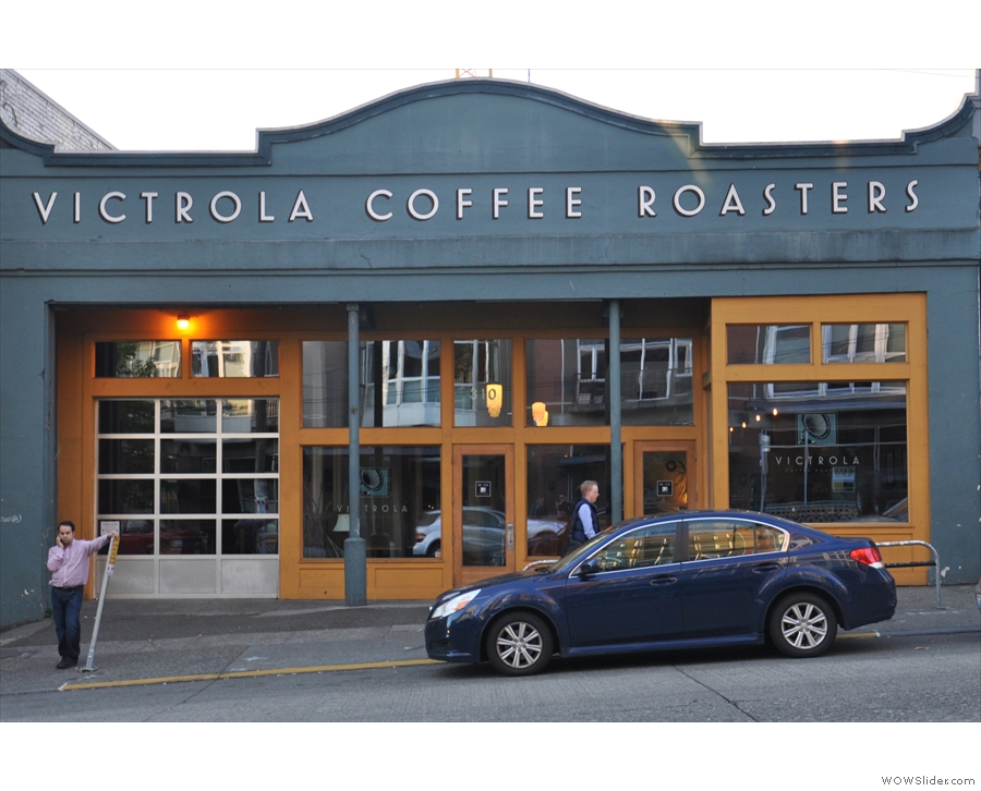 My final stop of the day: Victrola Coffee Roasters on Pike Street...