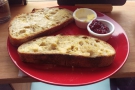 ... and some classic sour dough toast with butter and jam.