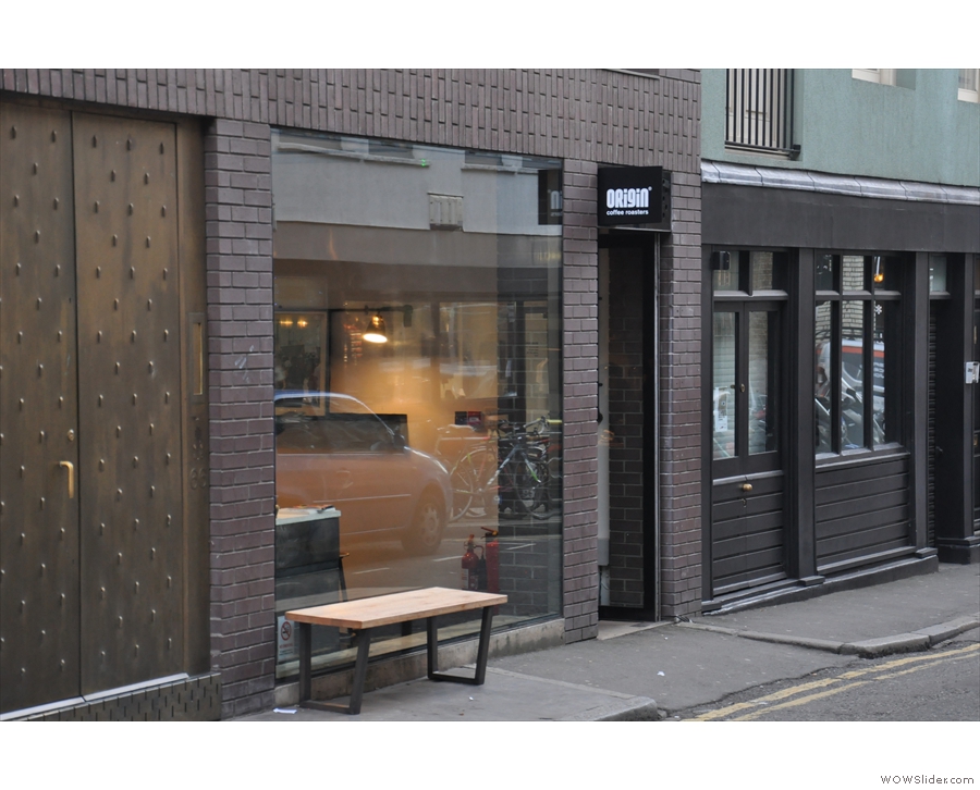 Origin's London Cafe cuts a rather unassuming figure on Charlotte Road.