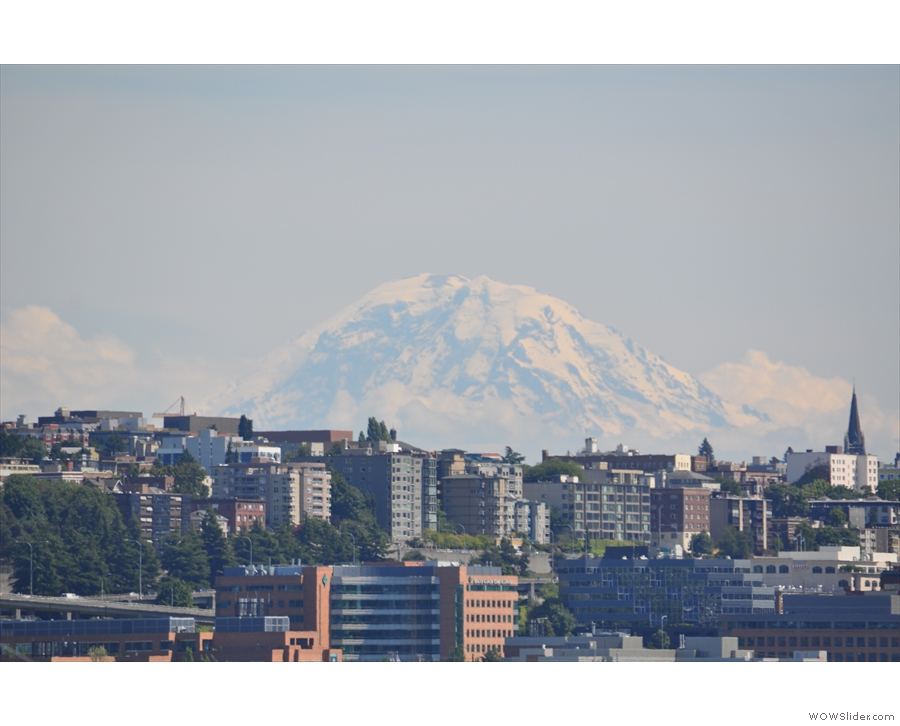 Mount Rainier, of course, my constant companion. Seattlites tell me it's rarely this clear!