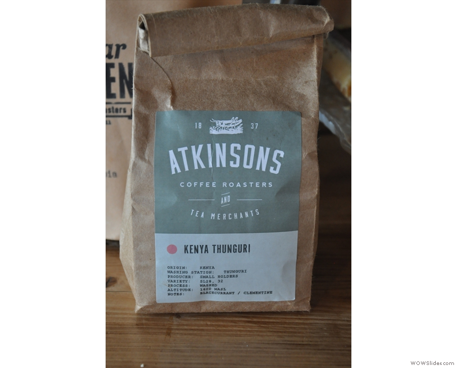 Even though I was in Glasgow, I went for the Atkinsons Kenyan through the V60.