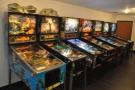 ... and a row of pinball machines against the left-hand wall.
