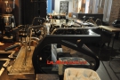 But what to have? Espresso, from this delightful La Marzocco Strada...