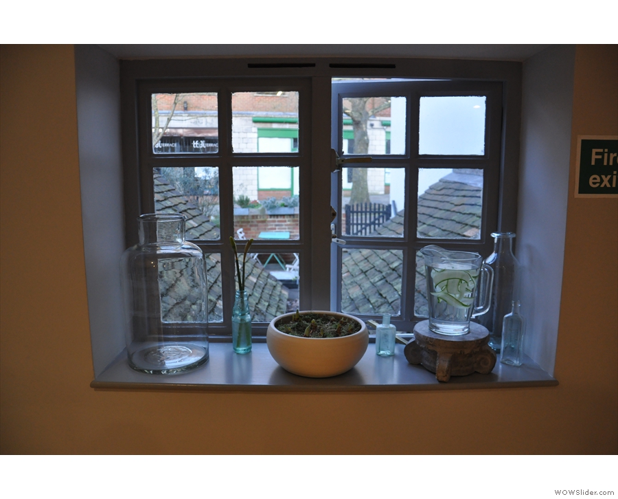 As well as the windows at the front, overlooking Tunsgate, these overlook the back...