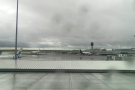 Welcome to Manchester Airport, Terminal 3. Needless to say, it rained. All the time!