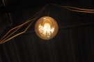 Light bulb, seen from below.