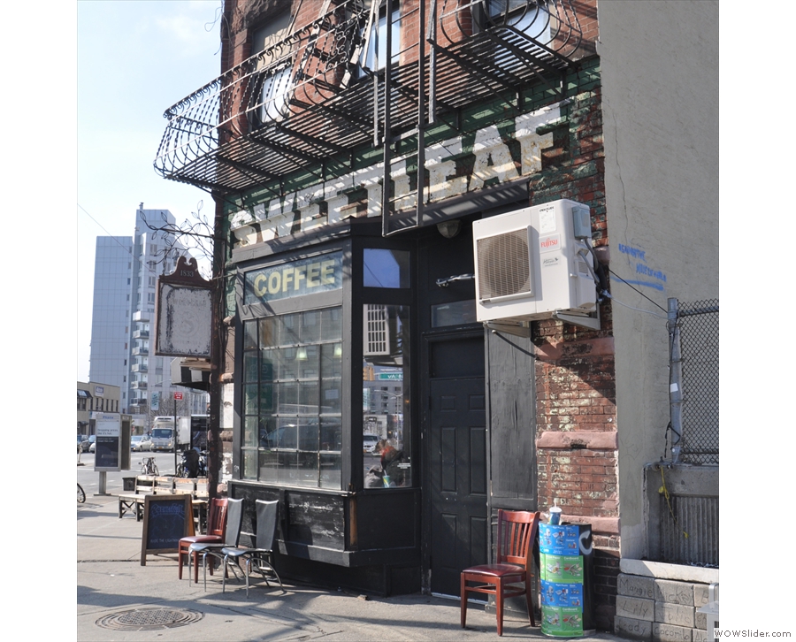 After that, I needed coffee, so headed over to Queens and this: the original Sweetleaf.