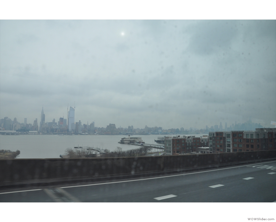 My first view of New York City this morning was not so impressive...