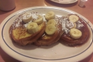 On our way back from the station, we called into the IHOP for, in my case, French Toast.