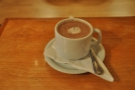 My single-origin hot chocolate. A small one!