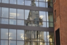 I love the reflection of the church spire in the windows of the office block opposite.