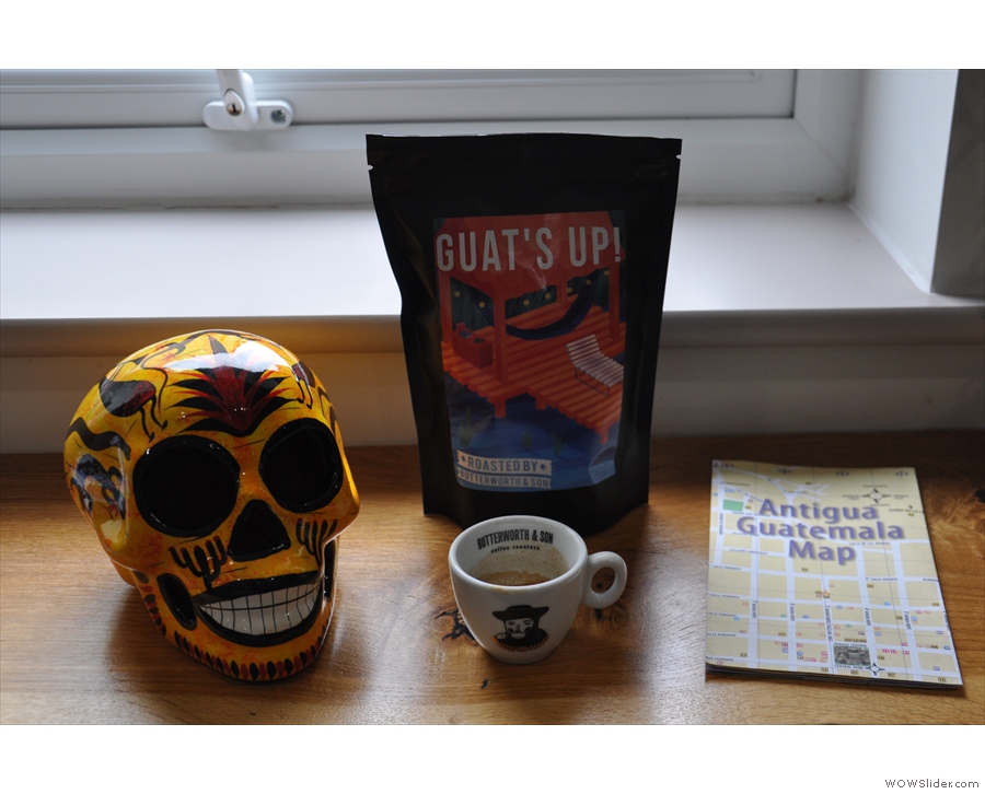 ... it being Butterworth & Son's Guat's Up! Guatemalan blend, fruits of a visit to Origin.