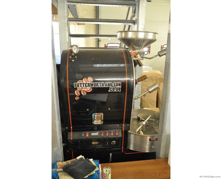 Until relatively recently, this 5kg roaster used to be Butterworth & Son's workhouse.