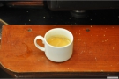 The excellent espresso (don't forget to bring your own cup!)