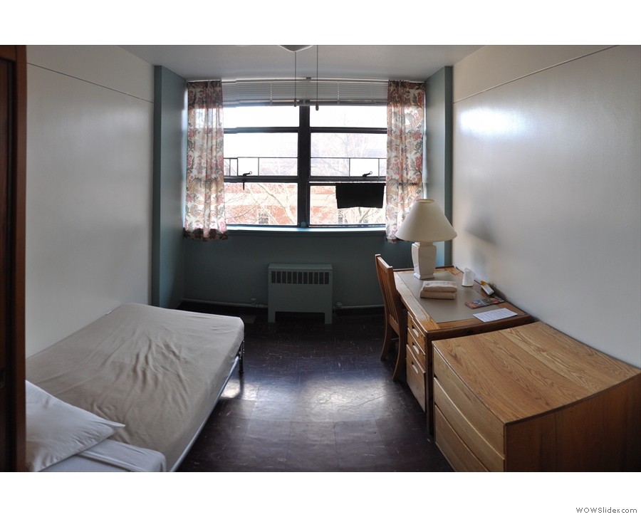However, this year I moved down the street to the Berkeley Hostel. My room was basic...