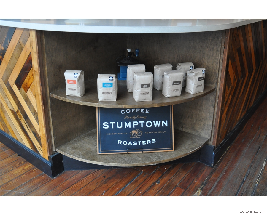 The coffee is still from Stumptown...