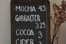 Additional options on the side: Gibralter = Cortado.
