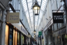 ... gives way to a rather lovely interior, dating back to 1858. It's Cardiff's oldest arcade.