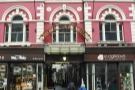 The rather unpromising exterior of Cardiff's Royal Arcade...