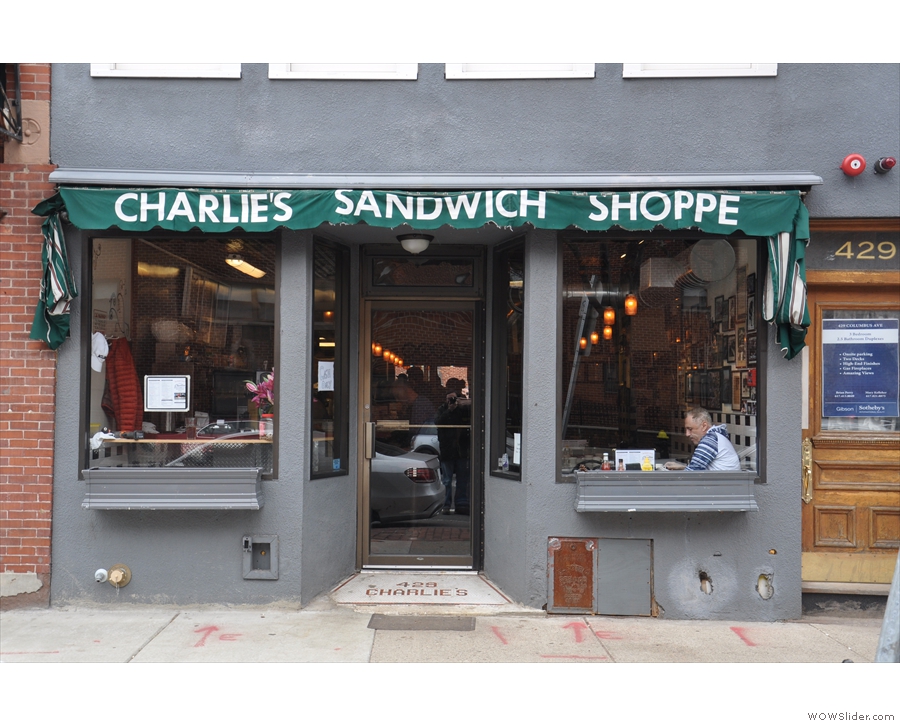 You can imagine my relief when I wandered past yesterday and saw this. Charlie's is back!