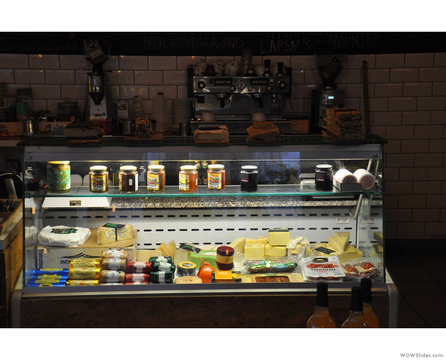 Here's No 12 the deli, with its cheese counter...
