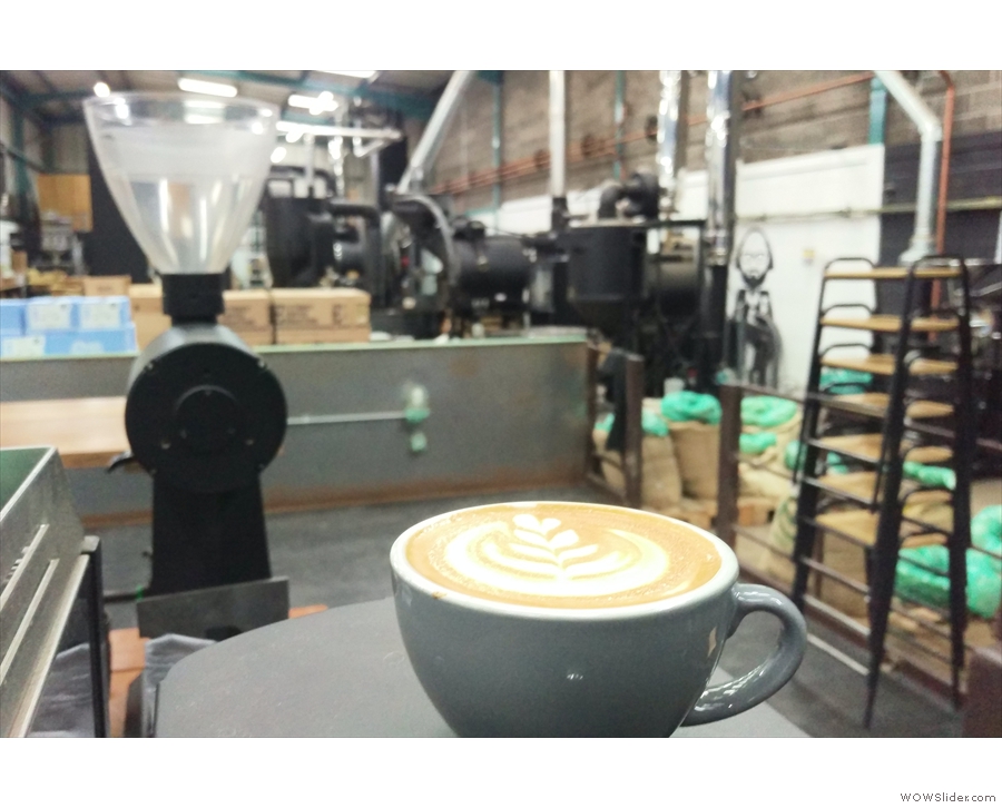'Has my coffee been drinking?' I ask myself, as it takes a slightly blurry look at the roastery.