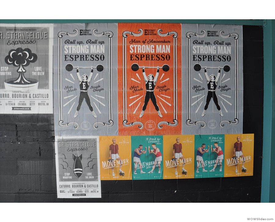 Extract's known for it's interesting posters: Strongman is its Movember espresso...