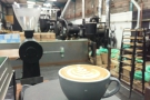 'Has my coffee been drinking?' I ask myself, as it takes a slightly blurry look at the roastery.