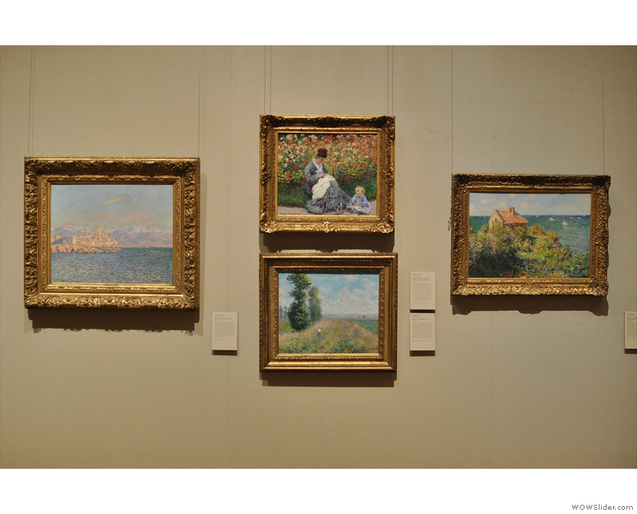 The museum has a fine collection of Impressionist paintings. I saw these in 2013...