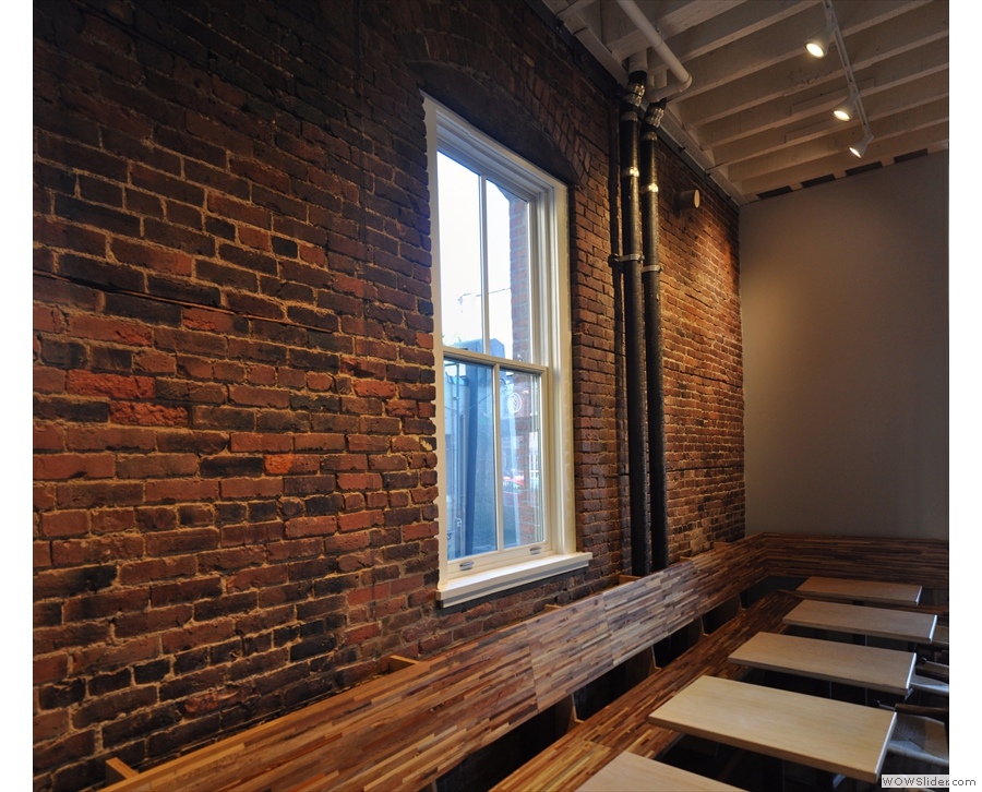 I loved the exposed-brick walls on the right-hand side...