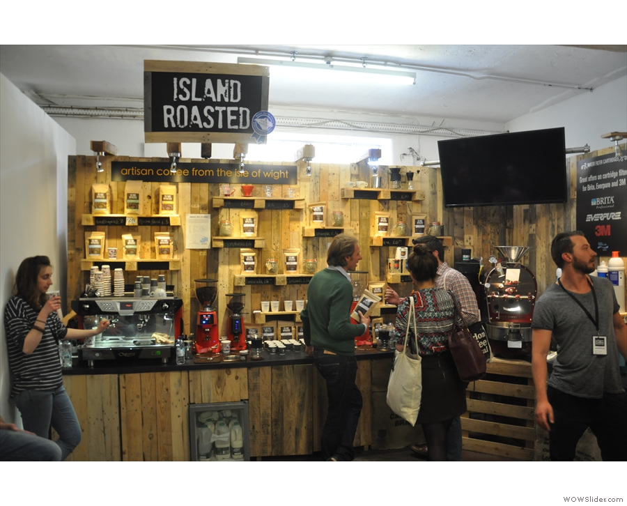 Another delight is making  new coffee friends such as Island Roasted...