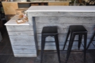 ... and there are also more bar stools at the right-hand end of the counter.