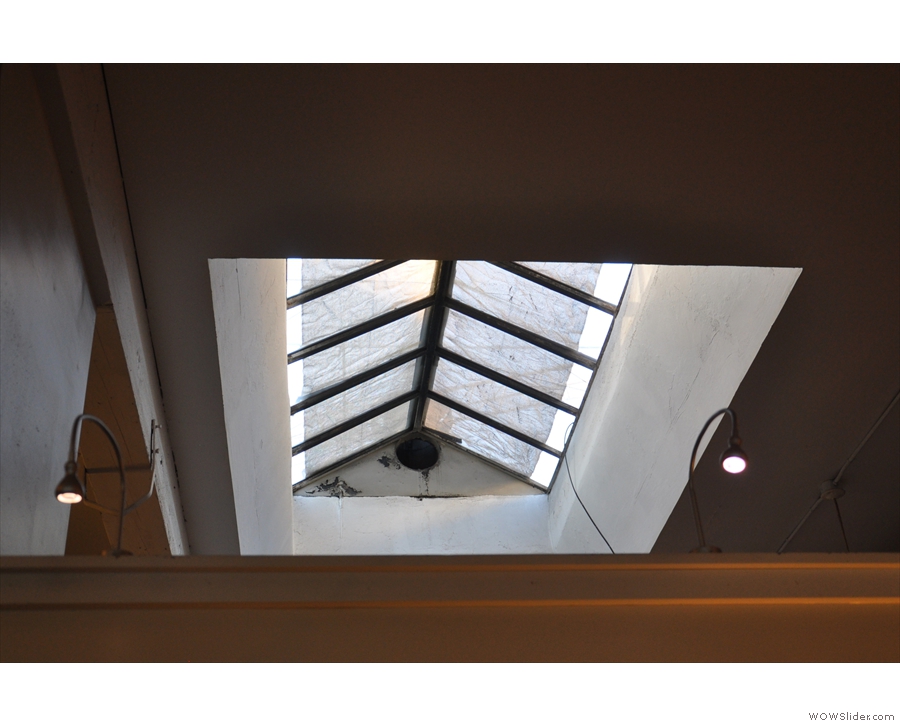 Mind you, there's plenty of natural light too, including from this skylight.