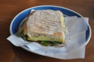 Victrola also does food (uncommon for American coffee shops). I had this lovely sandwich...