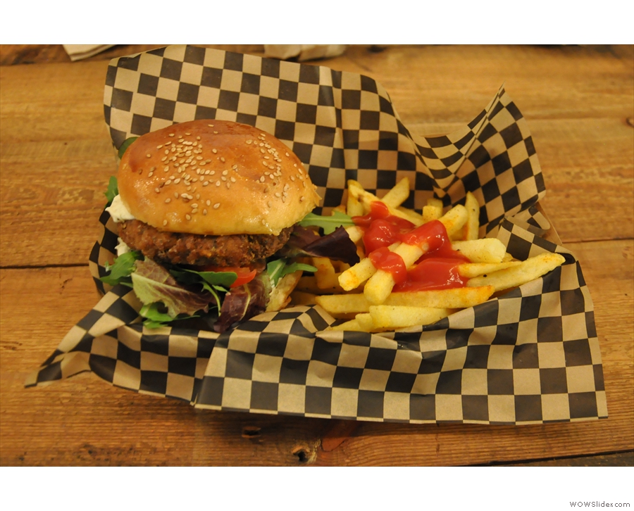 Favourite food: the Arancini Brothers mushroom and zuccinni burger.
