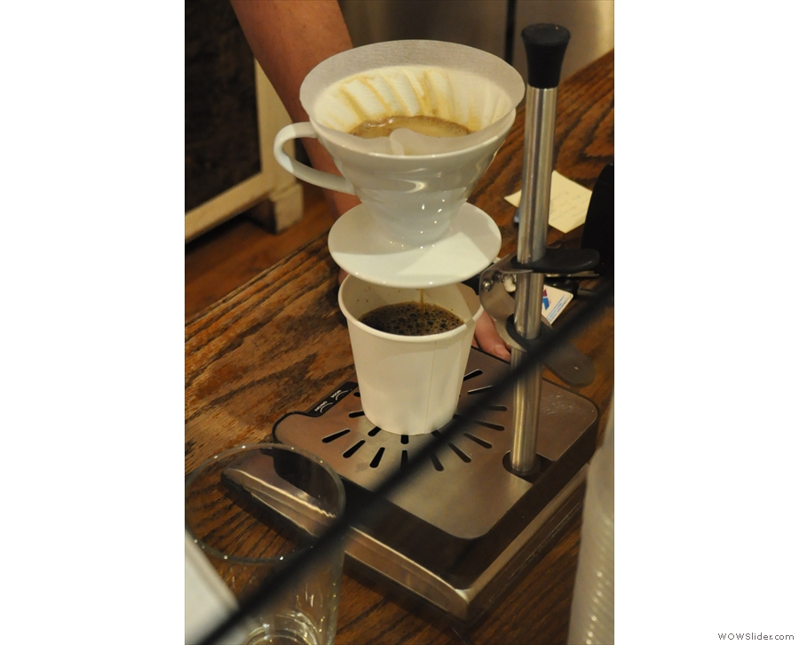 ... which was followed up by a V60 of the Sumatran single-origin, on the house.