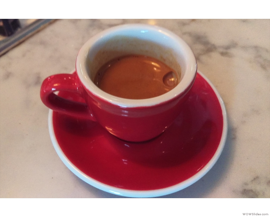 ... which was followed up by the single-origin espresso.