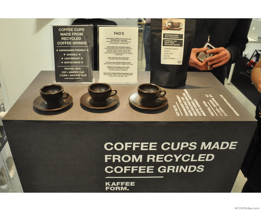 My favourite product from this year's London Coffee Festival, the Kaffeeform cup...